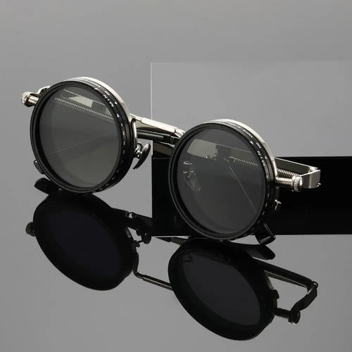 Clarity ND9 Anti-UV Sunglasses 9 Level Dimming Retro Adjustable Dimming Sunglasses Comfort Fit Round Outdoor Eyewear Fishing
