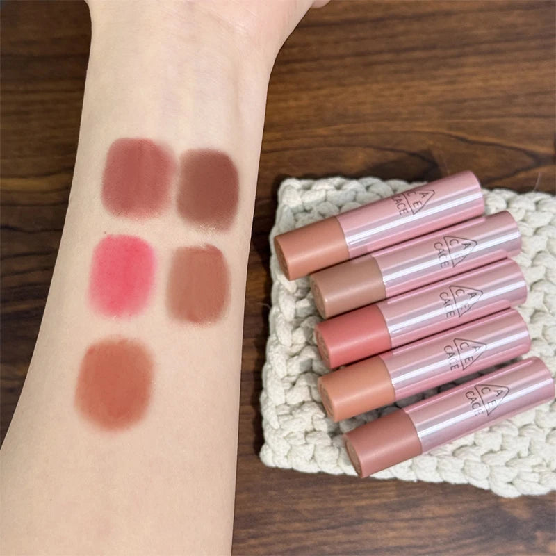 CACE Watery Mirror Lipgloss Hydrating Long Lasting Lip Stain Moisturzing Lip Glaze Tint Moisturizing Lip Stain Tint Cosmetics